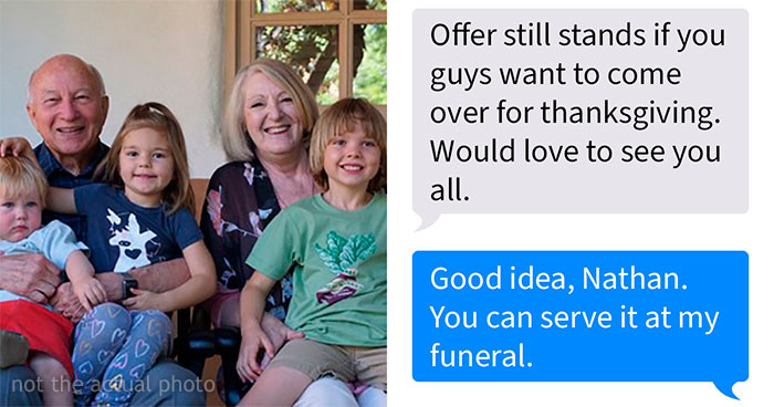 “You Can Serve It At My Funeral”: Over 400K People On Twitter Are Applauding This Grandma For Coming Up With The Perfect Response To Her Son’s Thanksgiving Dinner Invitation