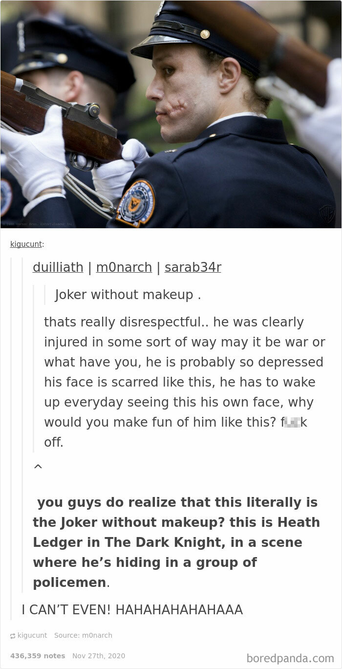 To Stand Up For The Joker