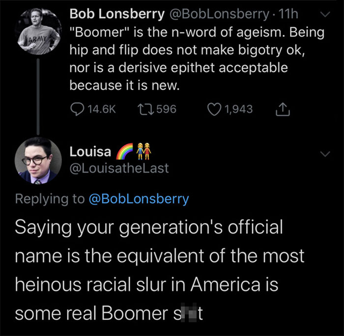 To Say That Boomer Is A Racial Slur