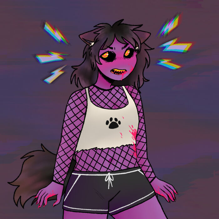 This Is By Far One Of My Favorite Drawings. The Character Belongs To A Friend