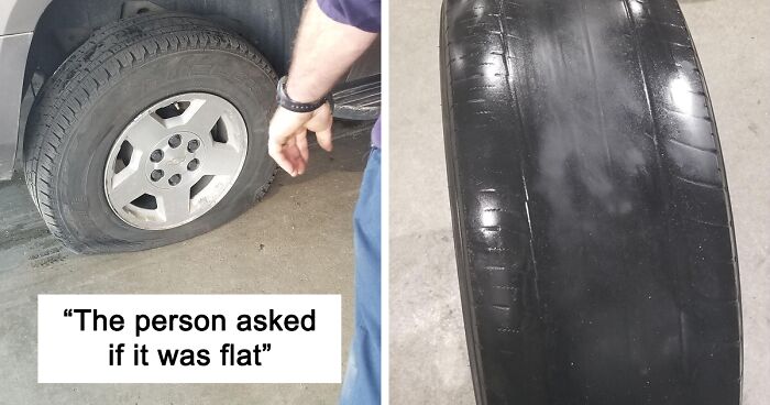 Tire Shop Employee Shares Pics Of The Things He Has Seen On The Job, And Here Are 28 Of The Craziest Ones