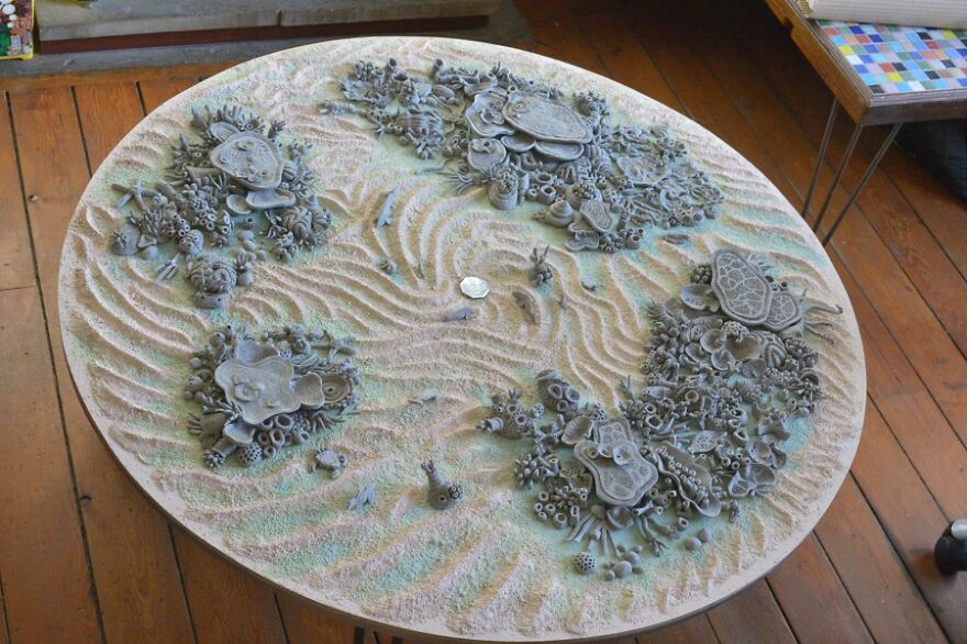 I Built The Most Beautiful Coral Reef Table I Built The Most Beautiful Coral Reef Table
