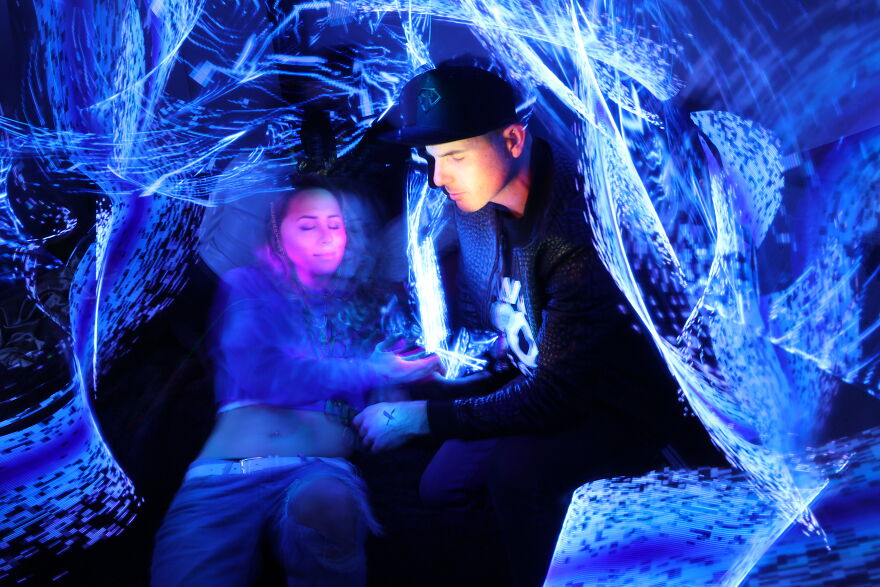 Checkout My Trippy, Trail-Infused Portraits Created After Nearly A Decade Of Experience Making Photographic Art With Only Light