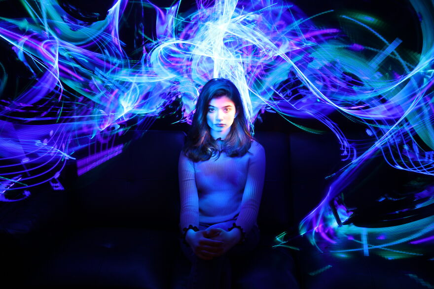 Checkout My Trippy, Trail-Infused Portraits Created After Nearly A Decade Of Experience Making Photographic Art With Only Light
