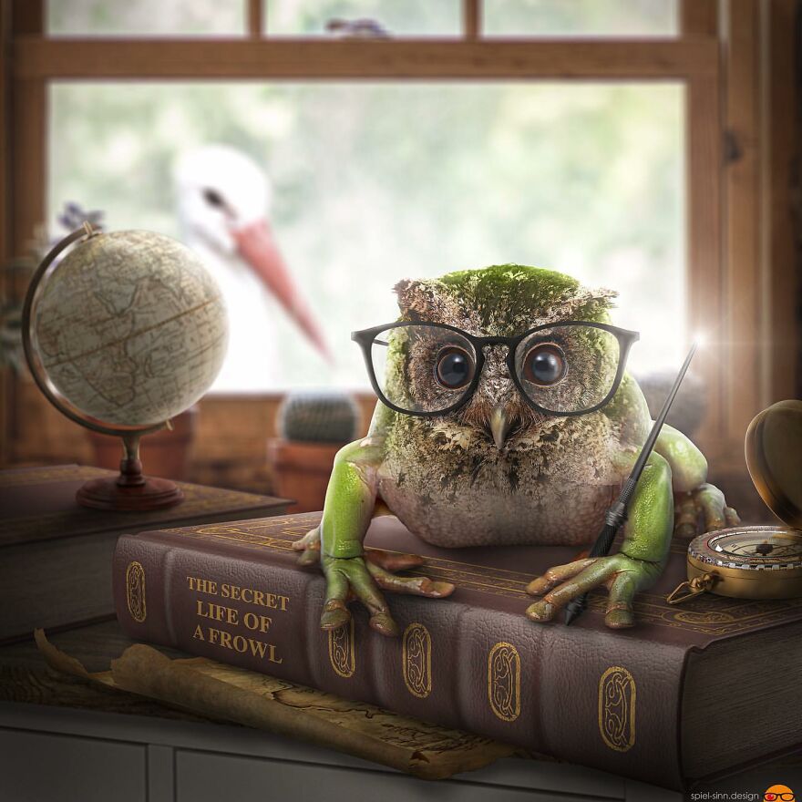 Digital Artist Makes Amazing Image Edits Using Animals, Fruits And Vegetables (120 Pics)