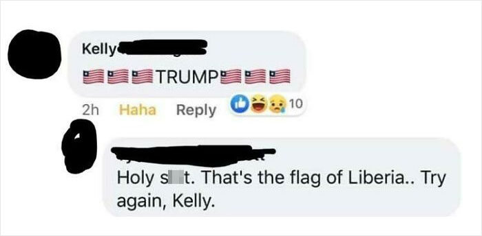 Guess Kelly Was Too Busy Licking Boots To Realize Her Mistake