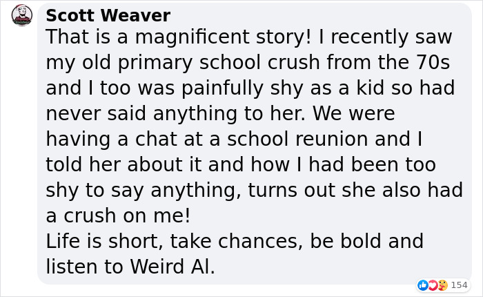 Weird Al Tells A Story Of How He Got Reunited With His School Crush And It’s Going Viral Weird Al Tells A Story Of How He Got Reunited With His School Crush And It’s Going Viral