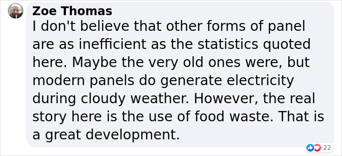 27-Year-Old Student Creates Solar Panels Made From Food Waste That Can Produce Energy Even On Cloudy Days 27-Year-Old Student Creates Solar Panels Made From Food Waste That Can Produce Energy Even On Cloudy Days