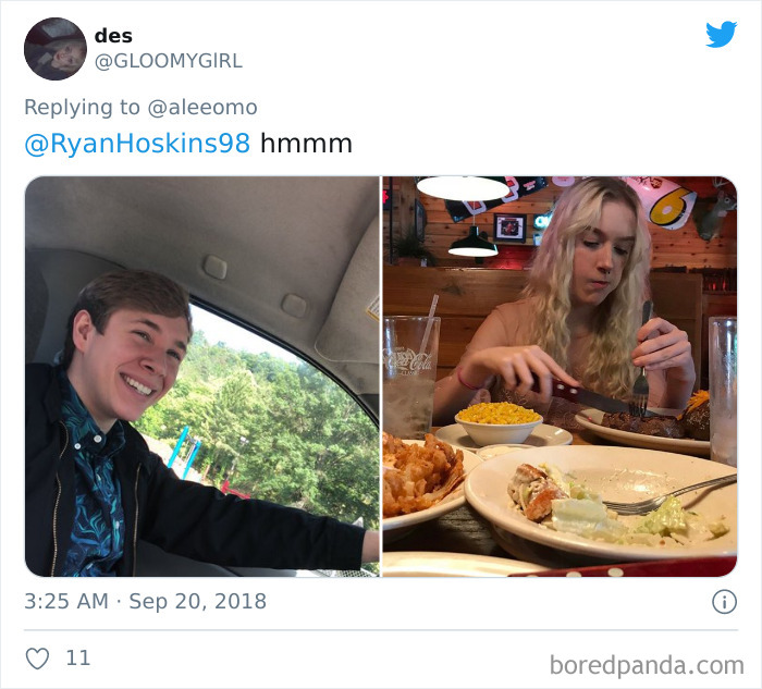 The Photos I Take Of Him vs. The Photos He Takes Of Me