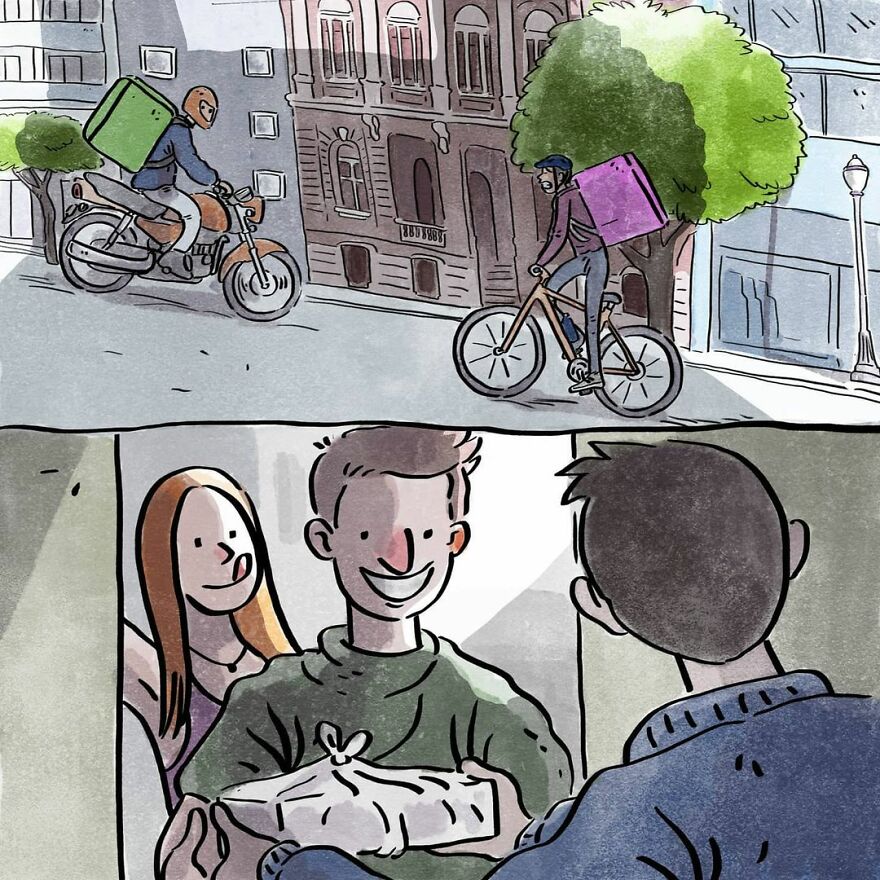 Brazilian Artist Creates Heartbreaking Comics Without Using A Single Word Brazilian Artist Creates Heartbreaking Comics Without Using A Single Word