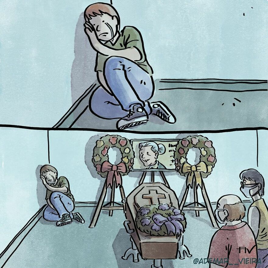 Brazilian Artist Creates Heartbreaking Comics Without Using A Single Word Brazilian Artist Creates Heartbreaking Comics Without Using A Single Word