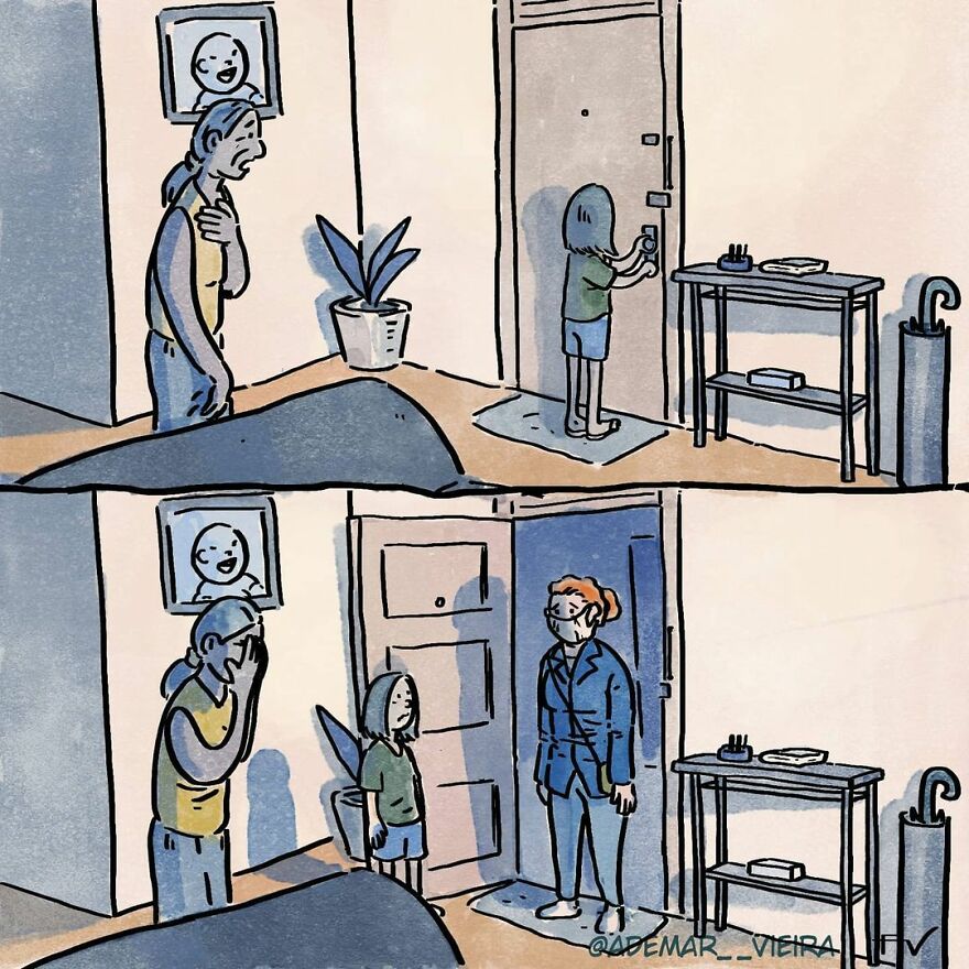 Brazilian Artist Creates Heartbreaking Comics Without Using A Single Word Brazilian Artist Creates Heartbreaking Comics Without Using A Single Word