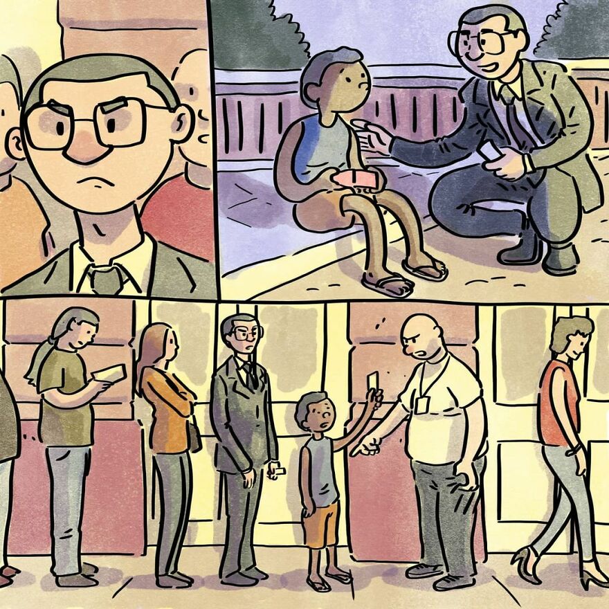 Brazilian Artist Creates Heartbreaking Comics Without Using A Single Word Brazilian Artist Creates Heartbreaking Comics Without Using A Single Word