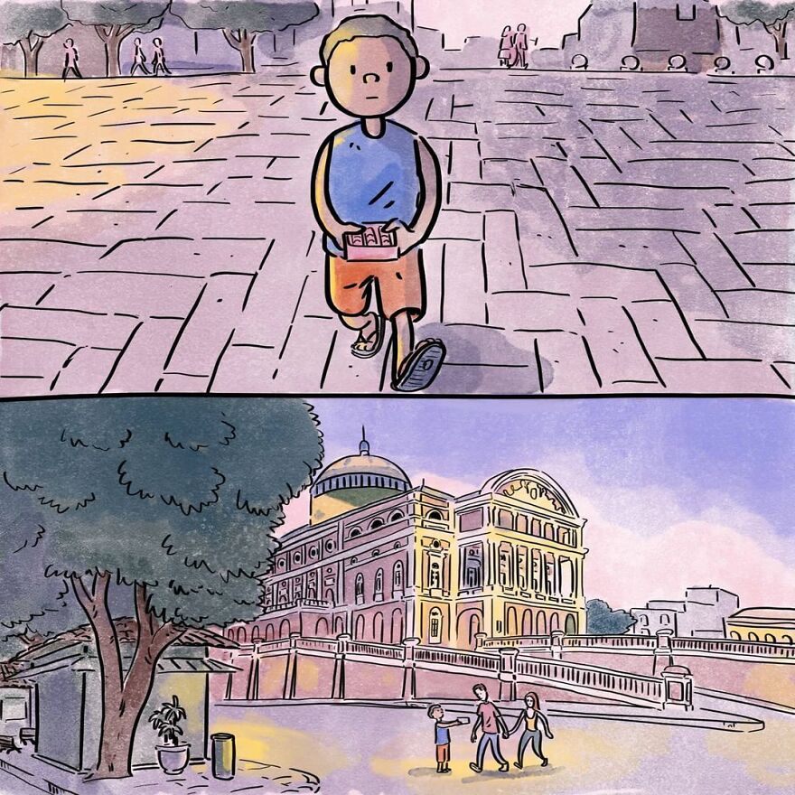 Brazilian Artist Creates Heartbreaking Comics Without Using A Single Word Brazilian Artist Creates Heartbreaking Comics Without Using A Single Word