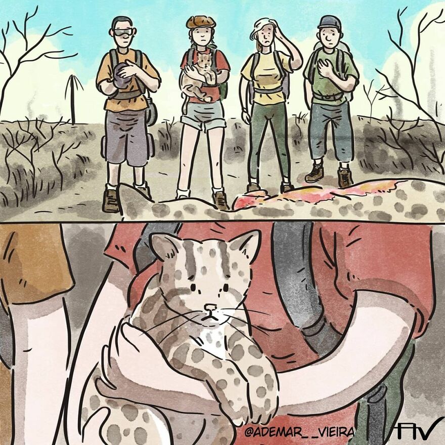 Brazilian Artist Creates Heartbreaking Comics Without Using A Single Word Brazilian Artist Creates Heartbreaking Comics Without Using A Single Word