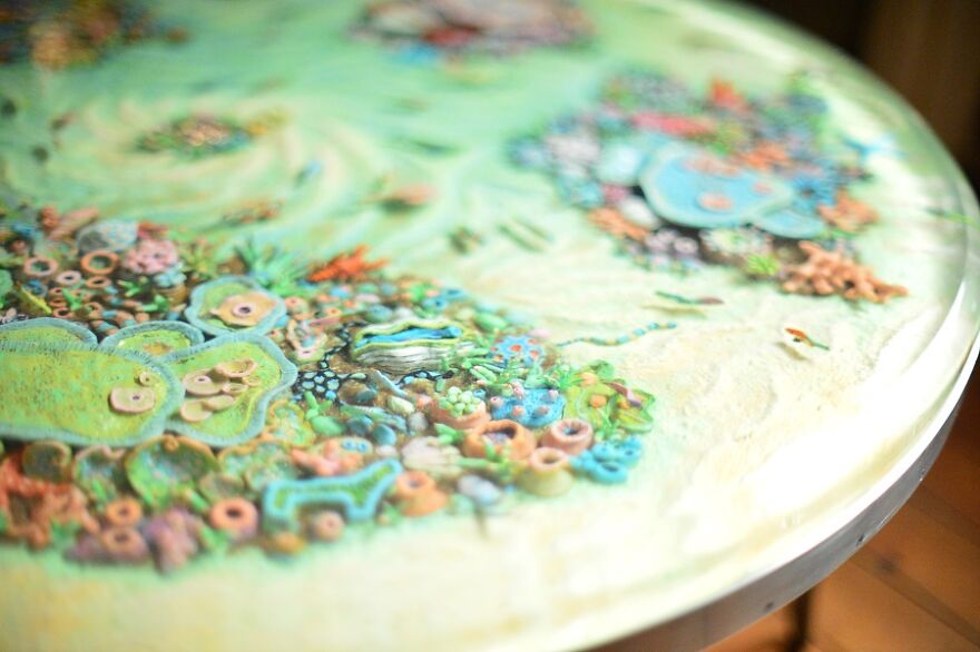 I Built The Most Beautiful Coral Reef Table