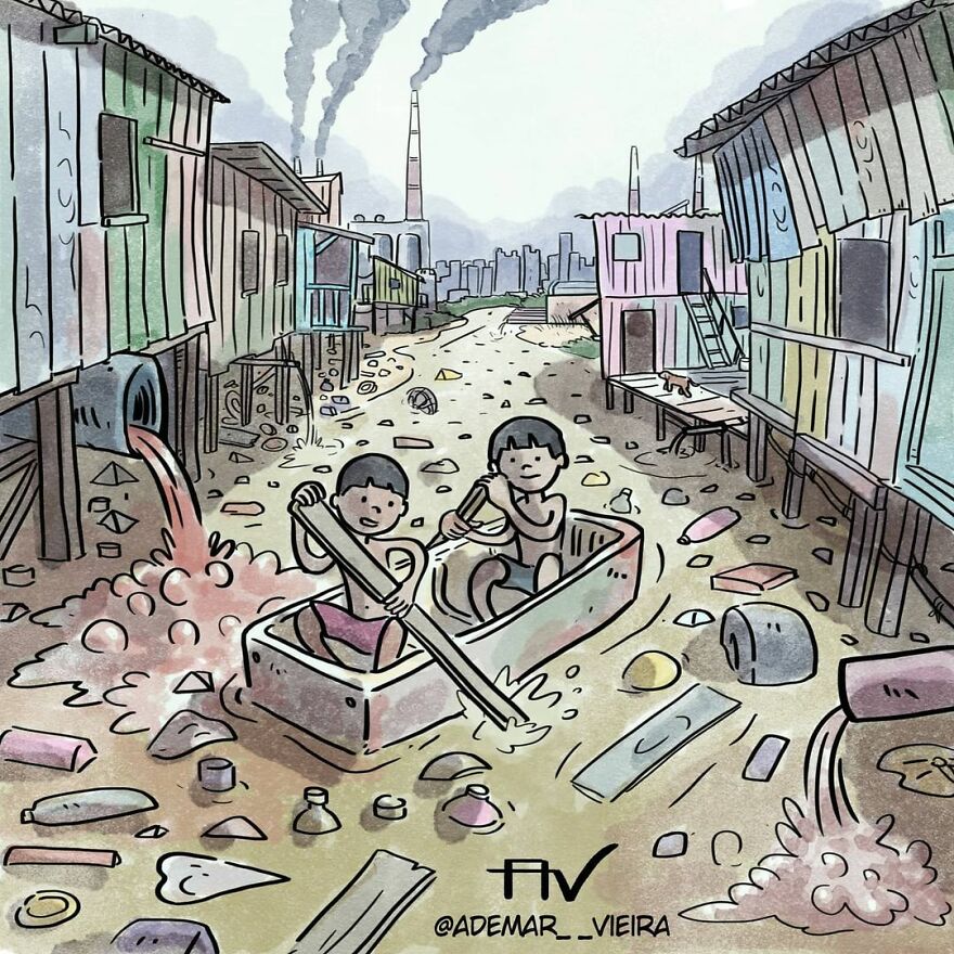 Brazilian Artist Creates Heartbreaking Comics Without Using A Single Word Brazilian Artist Creates Heartbreaking Comics Without Using A Single Word