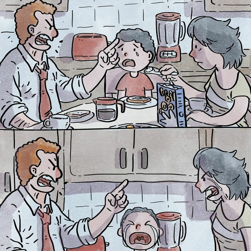 Brazilian Artist Creates Heartbreaking Comics Without Using A Single Word Brazilian Artist Creates Heartbreaking Comics Without Using A Single Word