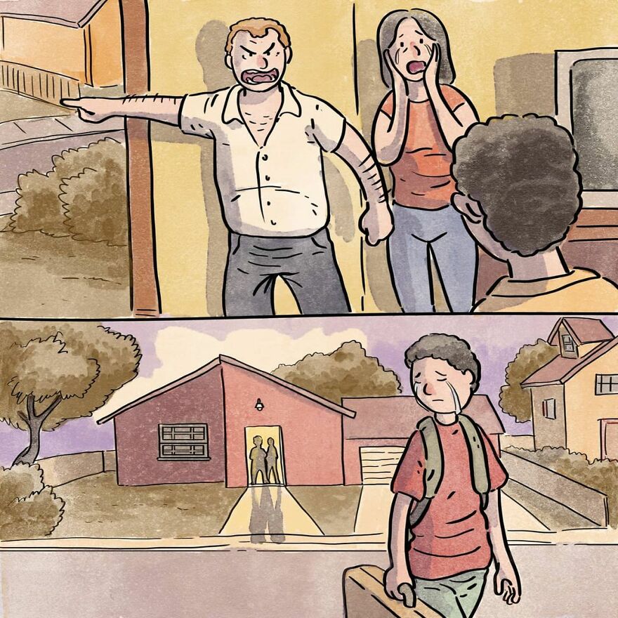 Brazilian Artist Creates Heartbreaking Comics Without Using A Single Word Brazilian Artist Creates Heartbreaking Comics Without Using A Single Word