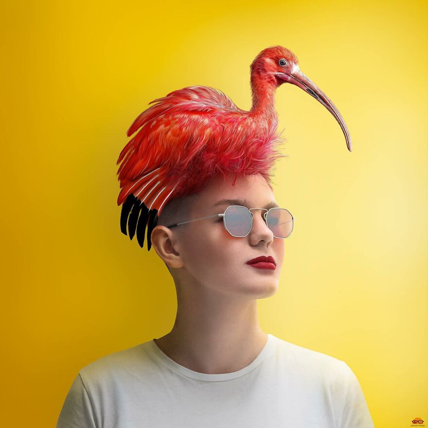 Digital Artist Makes Amazing Image Edits Using Animals, Fruits And Vegetables (120 Pics)