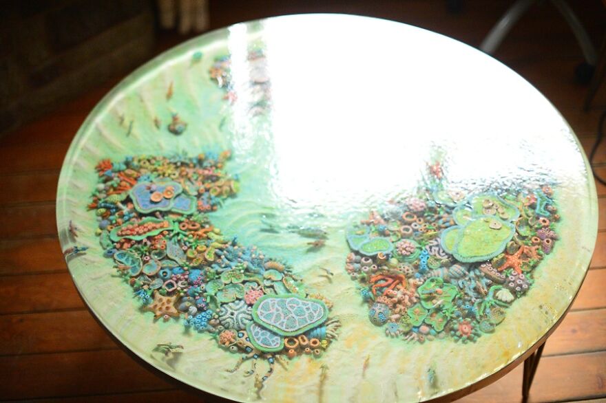 I Built The Most Beautiful Coral Reef Table