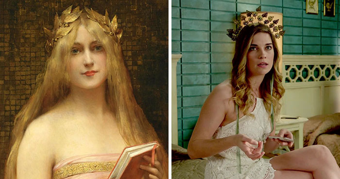 Girl With Golden Crown (Comerre, 1850)