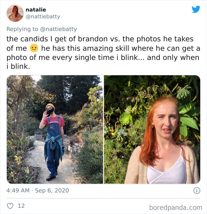 The Photos I Take Of Him vs. The Photos He Takes Of Me