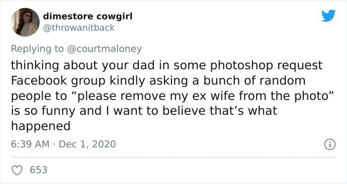 890K People On Twitter Are Cracking Up At This Dad Who Decided To Photoshop His Ex-Wife Out Of A Family Pic Before Posting It 890K People On Twitter Are Cracking Up At This Dad Who Decided To Photoshop His Ex-Wife Out Of A Family Pic Before Posting It