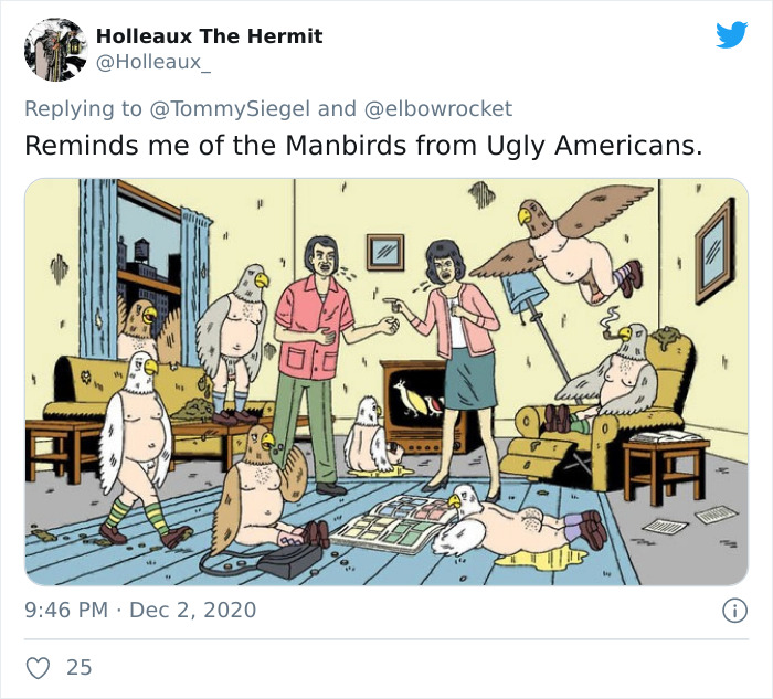 People 'Criticized' How This Artist Drew Bird Legs, So He Trolled Them By "Fixing" The Legs