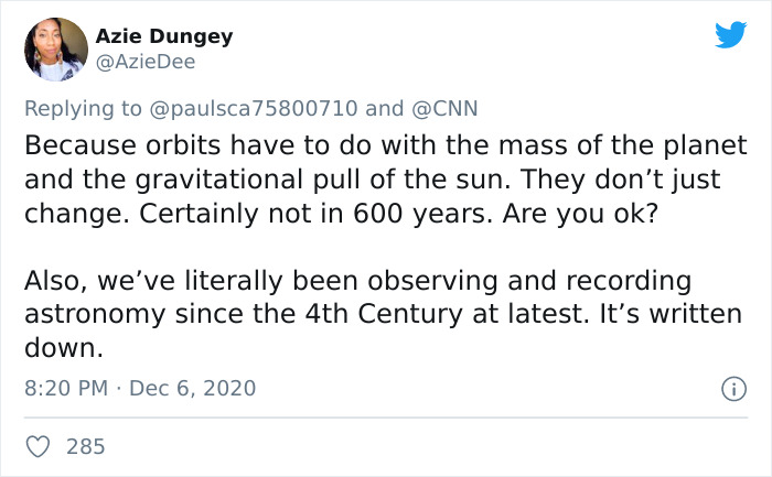 'Don't Talk If You Didn't Live In The Middle Ages': Person Doesn't Believe In Science, Gets Perfectly Shut Down 'Don't Talk If You Didn't Live In The Middle Ages': Person Doesn't Believe In Science, Gets Perfectly Shut Down