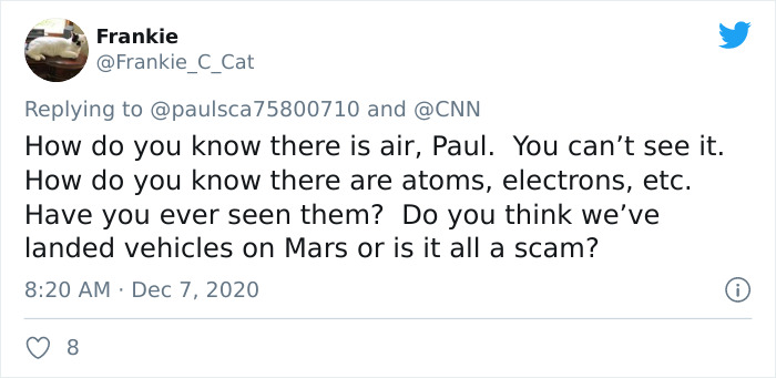 'Don't Talk If You Didn't Live In The Middle Ages': Person Doesn't Believe In Science, Gets Perfectly Shut Down 'Don't Talk If You Didn't Live In The Middle Ages': Person Doesn't Believe In Science, Gets Perfectly Shut Down