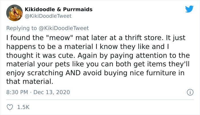 Person Shares How To Have Nice Furniture And A Happy Cat Instead Of Declawing It