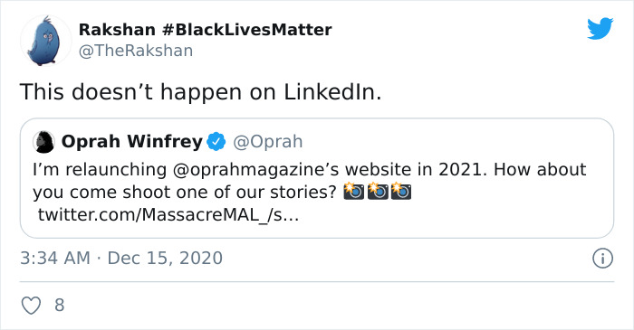 Oprah Hires A Photographer That Was Struggling After Seeing His Works On Twitter Oprah Hires A Photographer That Was Struggling After Seeing His Works On Twitter