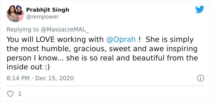 Oprah Hires A Photographer That Was Struggling After Seeing His Works On Twitter