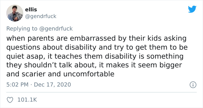 Guy With A Disability Tweets A Story Of How This One Mom Handled Her Curious Kid Asking Why He Was In A Wheelchair, Receives 788K Likes On Twitter Guy With A Disability Tweets A Story Of How This One Mom Handled Her Curious Kid Asking Why He Was In A Wheelchair, Receives 788K Likes On Twitter