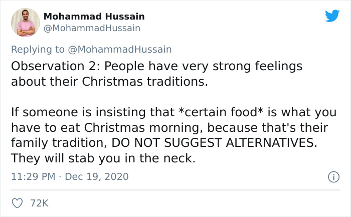 Muslim Guy Celebrating His First Christmas Shares His Observations On Twitter, And They're Hilariously Accurate