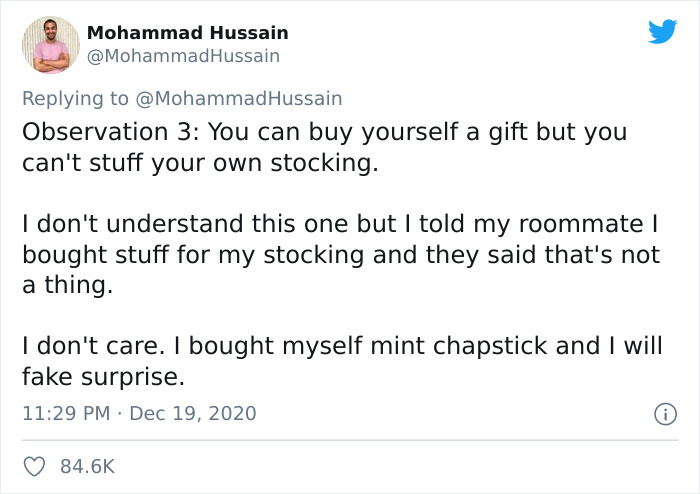 Muslim Guy Celebrating His First Christmas Shares His Observations On Twitter, And They're Hilariously Accurate