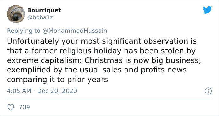 Muslim Guy Celebrating His First Christmas Shares His Observations On Twitter, And They're Hilariously Accurate Muslim Guy Celebrating His First Christmas Shares His Observations On Twitter, And They're Hilariously Accurate