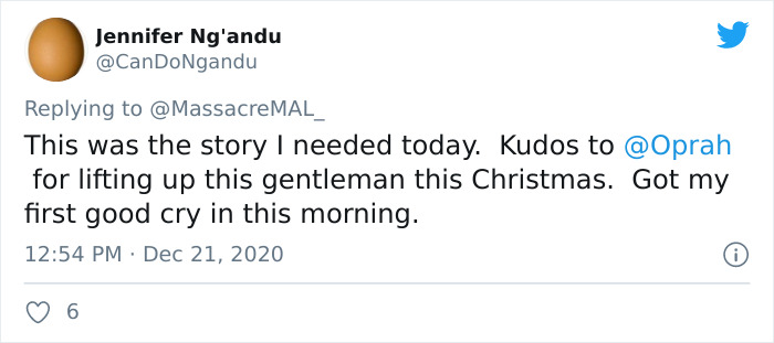 Oprah Hires A Photographer That Was Struggling After Seeing His Works On Twitter