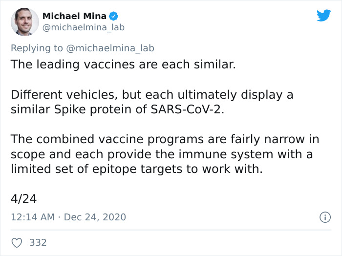Harvard Epidemiologist Warns People About &ldquo;Immune Escape&rdquo; After New COVID-19 Vaccines