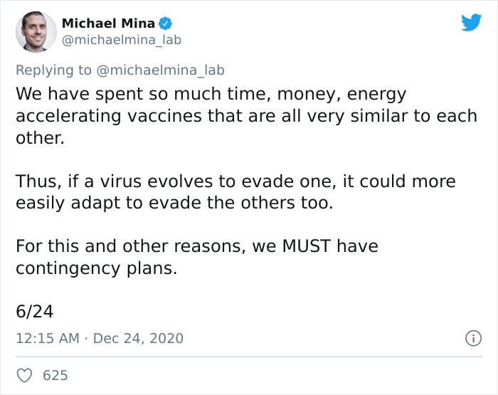 Harvard Epidemiologist Warns People About &ldquo;Immune Escape&rdquo; After New COVID-19 Vaccines