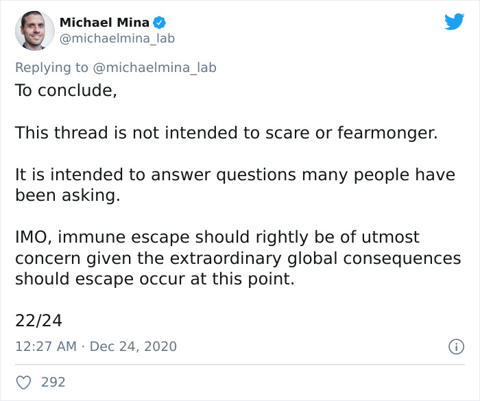 Harvard Epidemiologist Warns People About &ldquo;Immune Escape&rdquo; After New COVID-19 Vaccines