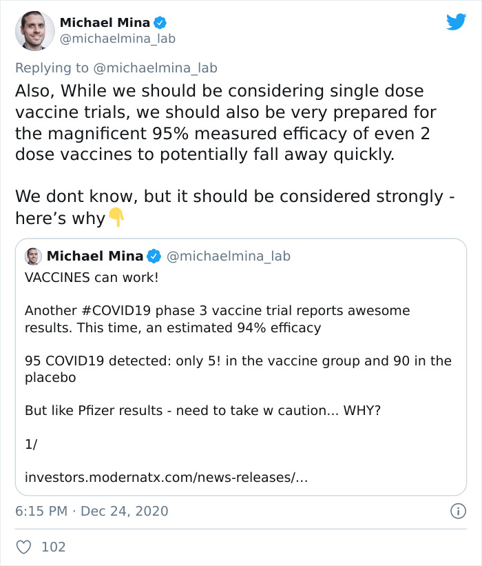 Harvard Epidemiologist Warns People About &ldquo;Immune Escape&rdquo; After New COVID-19 Vaccines