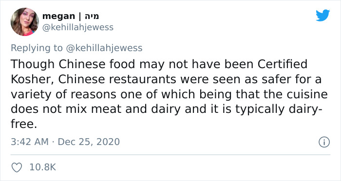 Twitter Thread Explains Why New York Jews Always Eat Chinese On Christmas Twitter Thread Explains Why New York Jews Always Eat Chinese On Christmas
