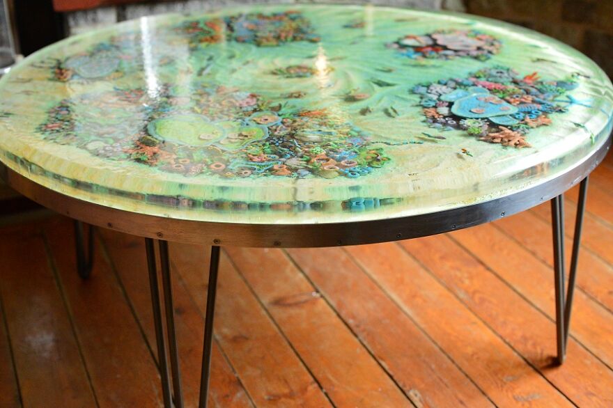 I Built The Most Beautiful Coral Reef Table