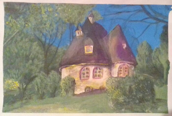 Painted This On A Quiet Afternoon This Week (With Guache)