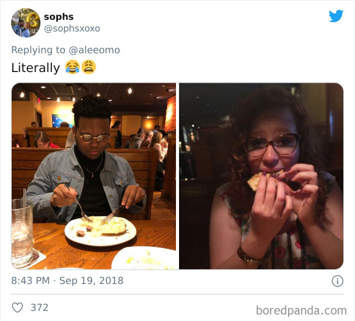 The Photos I Take Of Him vs. The Photos He Takes Of Me