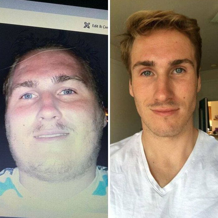 I Stopped Making Excuses And Started Making Gains. Found A Jaw Under All That Fluff