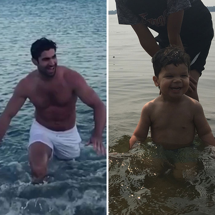 Mom Makes Fun Of Her Model Brother By Having Her Toddler Recreate His Poses, And Result Is Hilariously Adorable (76 New Pics)