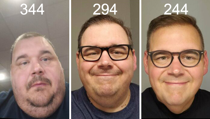 100lbs Down In 8 Months. Cico For The Last Few Months Watching Carbs And Hitting 10k Steps A Day. Can't Wait To See Where I Get At 1 Year